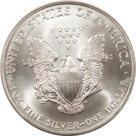 Bullion 1998 $1 AMERICAN SILVER EAGLE, 1 OZ .999 – UNCIRCULATED SUPERB GEM!