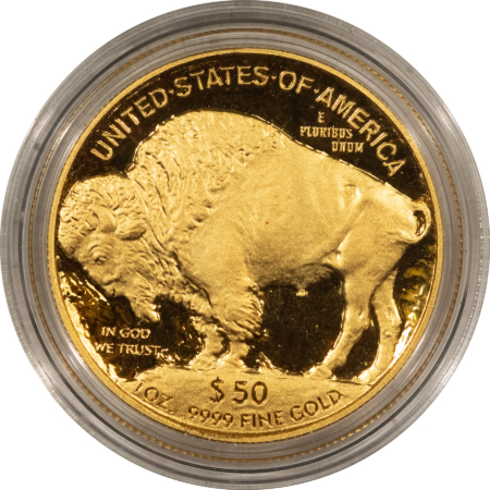 Bullion 2006-W 1 OZ .9999 FINE GOLD $50 AMERICAN PROOF BUFFALO, FRESH GEM W/ BOX & COA