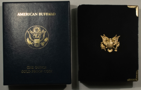 Bullion 2006-W 1 OZ .9999 FINE GOLD $50 AMERICAN PROOF BUFFALO, FRESH GEM W/ BOX & COA