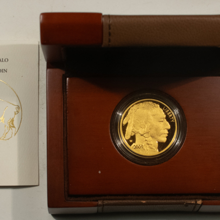 Bullion 2009-W 1 OZ .9999 FINE GOLD $50 AMERICAN PROOF BUFFALO, FRESH GEM W/ BOX & COA