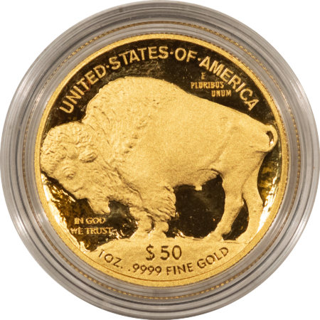 Bullion 2009-W 1 OZ .9999 FINE GOLD $50 AMERICAN PROOF BUFFALO, FRESH GEM W/ BOX & COA