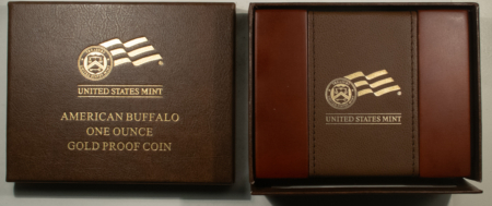 Bullion 2009-W 1 OZ .9999 FINE GOLD $50 AMERICAN PROOF BUFFALO, FRESH GEM W/ BOX & COA
