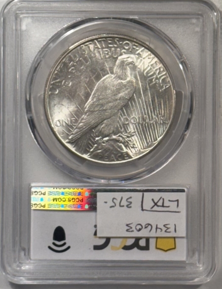 New Certified Coins 1925-S $1 PEACE DOLLAR – PCGS MS-63