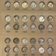 New Store Items 1916-1947-D WALKING LIBERTY HALF DOLLAR 65 COIN COMPLETE SET, DANSCO, MOSTLY VG+