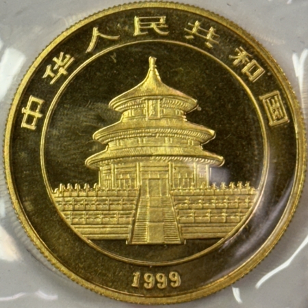 Bullion 1999 CHINA 1 OZ .999 GOLD PANDA 100 YUAN – UNCIRCULATED, SEALED ORIGINAL PLASTIC