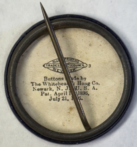 New Store Items ca. 1900 BURKHARDT’S PHARMACY “U.S. GRANT AMERICAN GENERAL” 1 1/4″ BUTTON-MINT!
