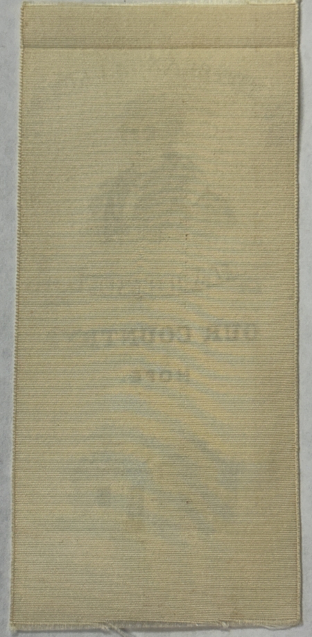 New Store Items RARE Wm H. HARRISON “OUR COUNTRY’S HOPE” 2 5/8″ x 6″ SILK CAMPAIGN RIBBON-MINT!
