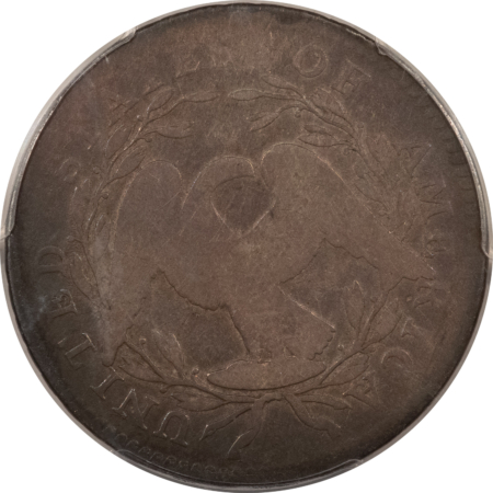 Early Halves 1795 FLOWING HAIR HALF DOLLAR, 2 LEAVES – PCGS G-6, SUPER ORIGINAL & NICE!