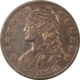 Early Halves 1832 CAPPED BUST HALF DOLLAR, SMALL LETTERS – HIGH GRADE CIRCULATED EXAMPLE!
