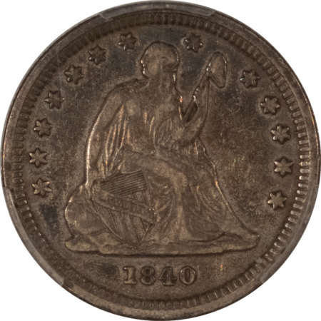 Liberty Seated Quarters 1840-O SEATED LIBERTY QUARTER, DRAPERY – PCGS VF-35, SCARCE!