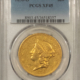 $10 1910 $10 INDIAN GOLD EAGLE – PCGS MS-62, OLD GREEN HOLDER!