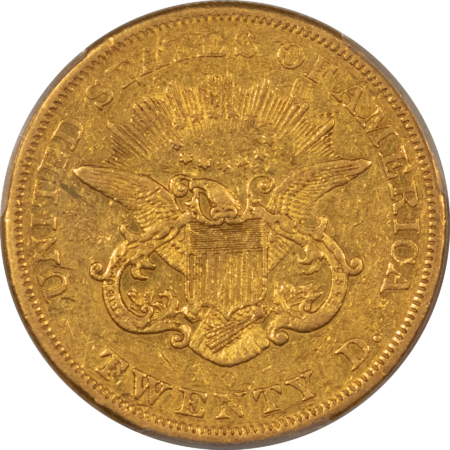 $20 1850-O $20 LIBERTY GOLD DOUBLE EAGLE – PCGS XF-45, WELL-STRUCK, NICE FOR DATE!
