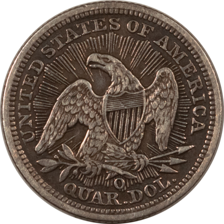 Liberty Seated Quarters 1853-O SEATED LIBERTY QUARTER, ARROWS & RAYS – HIGH GRADE CIRCULATED EXAMPLE!