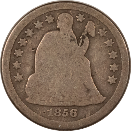 Liberty Seated Dimes 1856-O SEATED LIBERTY DIME – CIRCULATED, PROBLEM FREE!