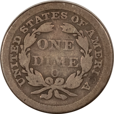 Liberty Seated Dimes 1856-O SEATED LIBERTY DIME – CIRCULATED, PROBLEM FREE!