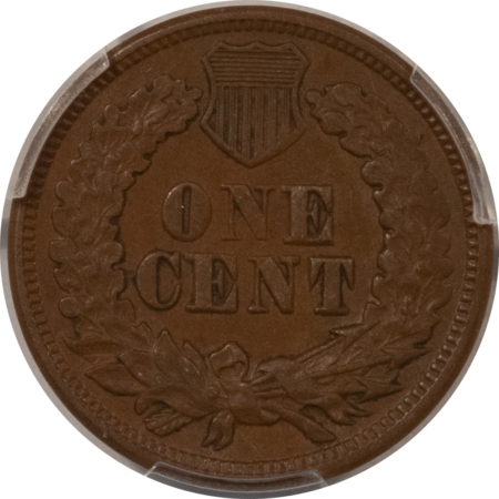 Indian 1866 INDIAN CENT – PCGS AU-53 BN