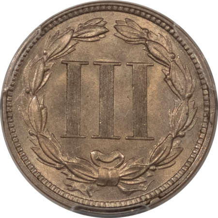 New Certified Coins 1869 THREE CENT NICKEL – PCGS MS-62
