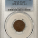 Indian 1870 INDIAN CENT – PCGS F-15 BN