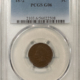Indian 1871 INDIAN CENT – PCGS VG-10 BN