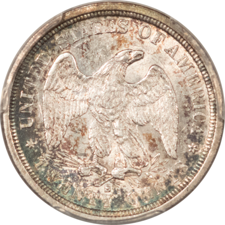 New Certified Coins 1875-S TWENTY CENT PIECE – PCGS AU-58, PRETTY!