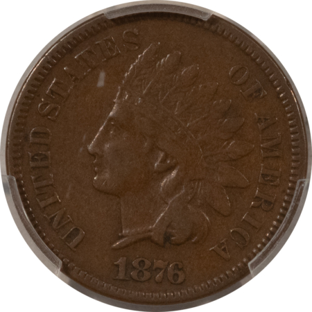Indian 1876 INDIAN CENT – PCGS VF-35 BN