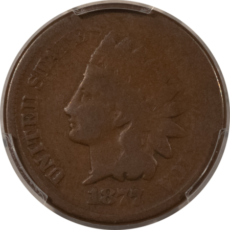 Indian 1877 INDIAN CENT – PCGS G-4 BN