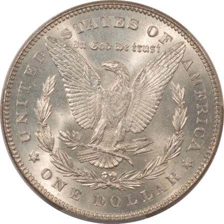 Morgan Dollars 1878 7TF $1 MORGAN DOLLAR REVERSE OF 1878 – PCGS MS-63, CHOICE SATINY