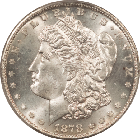 Morgan Dollars 1878-S $1 MORGAN DOLLAR – PCGS MS-63, CHOICE!
