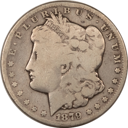 Morgan Dollars 1879-CC CAPPED DIE $1 MORGAN DOLLAR – CIRCULATED! CARSON CITY!