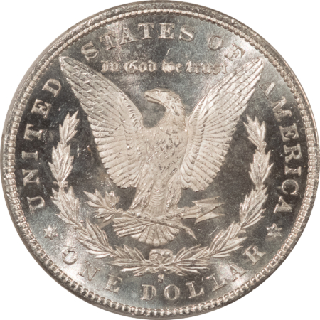 Dollars 1880-S $1 MORGAN DOLLAR – PCGS MS-64, DMPL REVERSE, PREMIUM QUALITY!