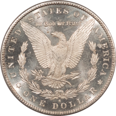 Dollars 1880-S $1 MORGAN DOLLAR – PCGS MS-64 DMPL, OLD GREEN HOLDER, GREAT LOOK!