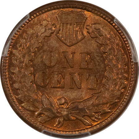 Indian 1881 INDIAN CENT – PCGS MS-63 RB, VERY CHOICE & LOOKS MS-64+!