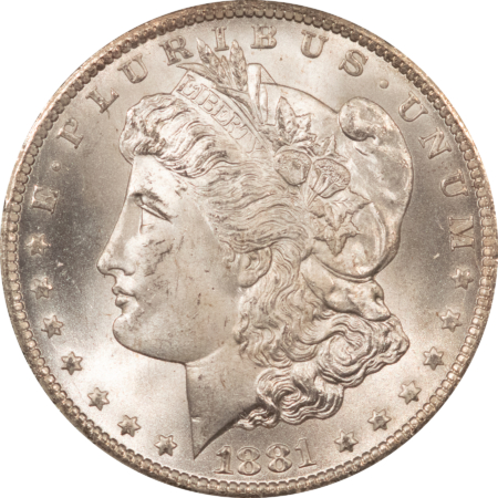 Morgan Dollars 1881-CC $1 MORGAN DOLLAR GSA – VERY CHOICE+ WITH BOX AND CARD! CARSON CITY!