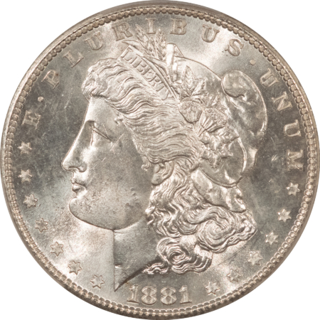 Dollars 1881-S $1 MORGAN DOLLAR – PCGS MS-63, MS-64+ QUALITY!