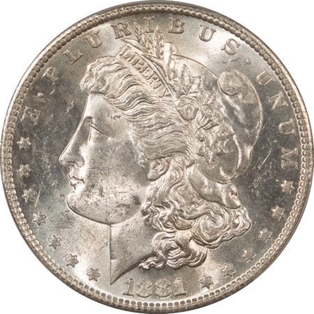 Dollars 1881-S $1 MORGAN DOLLAR – PCGS MS-63