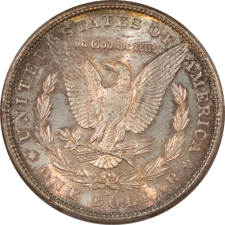 Morgan Dollars 1881-S $1 MORGAN DOLLAR – PCGS MS-65, ORIGINAL TONED, PRETTY GEM!