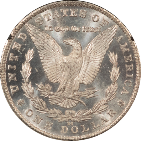 Dollars 1882-CC $1 MORGAN DOLLAR GSA – ANACS MS-63 DMPL WITH BOX AND CARD! CARSON CITY!