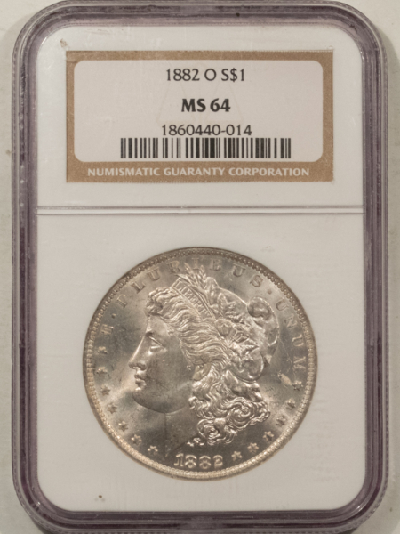 Morgan Dollars 1882-O $1 MORGAN DOLLAR – NGC MS-64
