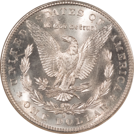 Dollars 1882-S $1 MORGAN DOLLAR – NGC MS-66, BLAZING WHITE & MARK-FREE!