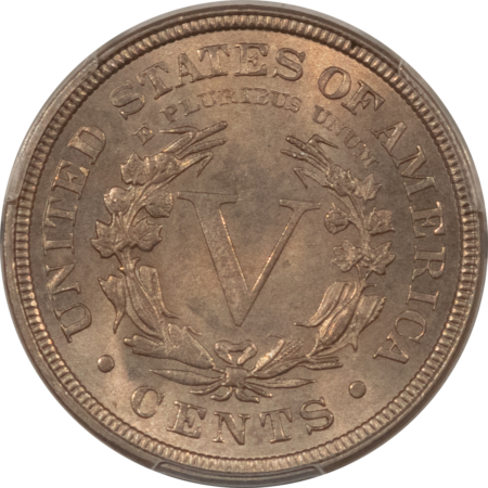 Liberty Nickels 1883 LIBERTY NICKEL, WITH CENTS – PCGS MS-63