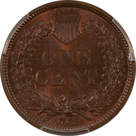 Indian 1884 INDIAN CENT – PCGS MS-64 BN, SURE LOOKS MS-65 TO US, PQ+!