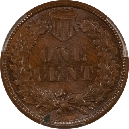 Indian 1885 INDIAN CENT – PCGS MS-63 BN; GLOSSY W/ INTENSE UNDERLYING LUSTER; PQ!