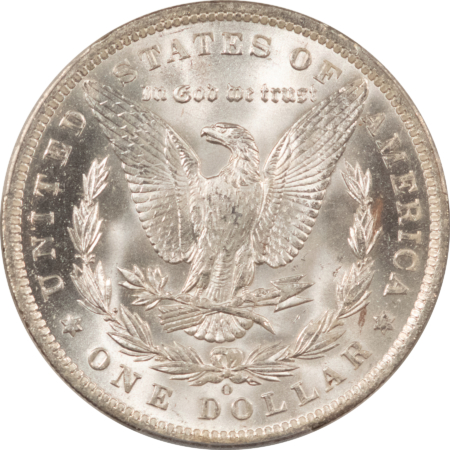 Morgan Dollars 1885-O $1 MORGAN DOLLAR – PCGS MS-65, LUSTROUS WHITE GEM!