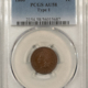 Indian 1886 INDIAN CENT, TYPE 2 – PCGS AU-55; LOOKS CLOSER TO MS THAN AU; PQ++!