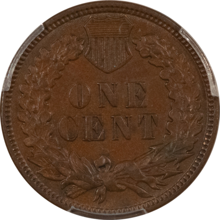 Indian 1886 INDIAN CENT, TYPE 2 – PCGS AU-55; LOOKS CLOSER TO MS THAN AU; PQ++!