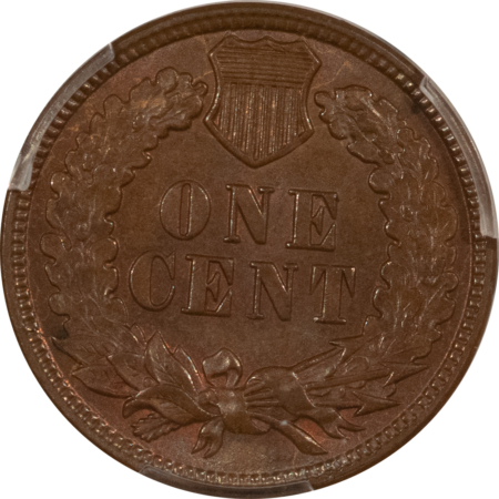 Indian 1887 INDIAN CENT – PCGS MS-63 BN; SPOT-FREE & GLOSSY WITH A GEM-LIKE GLOW, PQ!