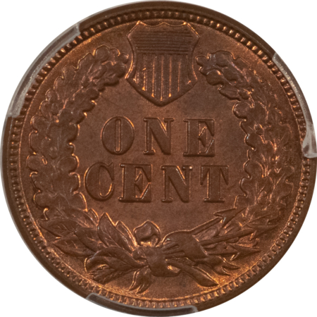Indian 1887 INDIAN CENT – PCGS MS-63 RB; SPOT-FREE W/ GEMMY SURFACES; PQ!