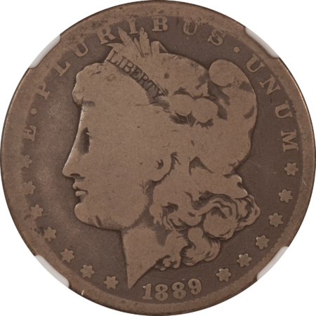 Morgan Dollars 1889-CC $1 MORGAN DOLLAR – NGC AG-3, KEY-DATE! LOOKS FULL GOOD, CARSON CITY!