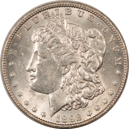 Morgan Dollars 1892 $1 MORGAN DOLLAR – HIGH GRADE, NEARLY UNCIRCULATED, LOOKS CHOICE!
