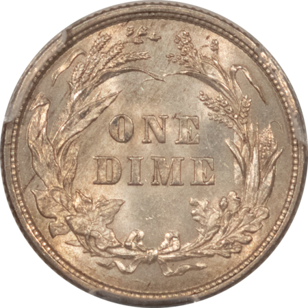 Barber Dimes 1892 BARBER DIME – PCGS MS-62, ORIGINAL SATINY WHITE